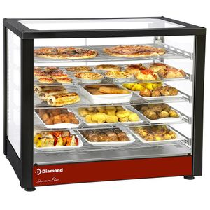 Diamond HSD5-B2 Black Ventilated Heated Display, 5 Levels - HSD5-B2 - 1