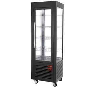 Diamond SNE/GN-B7-R2 Black Panoramic Ventilated Display Refrigerator, 360 Litres - SNE-GN-B7-R2 - 1