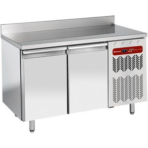 Diamond TP2N/HA-R2 2 Door Refrigerated Counter with Splashback, 345 Litres - TP2N-HA-R2 - 1