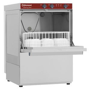 Diamond DC202/6R 350mm Basket Frontloading Glasswasher, 30 Baskets/hour - DC202-6R - 1