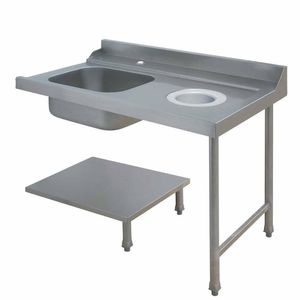 Diamond DLVS-D16 Right Hand Side Pre-Wash Table (All Models) - DLVS-D16 - 1