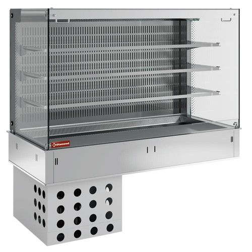 Diamond DPA/CTVA315-S Patisserie Display Counter on Wall with Sink without Hermetic Unit, 1455mm - DPA-CTVA315-S - 2