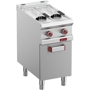 Diamond E7/F2V7A4-N Single Basket Freestanding Electric Fryer on Neutral Closed Cupboard, 10.5kW - E7-F2V7A4-N - 1