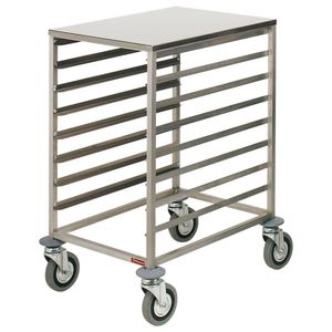 Diamond EPZ/8X Stainless Steel Plate Ladder, 8X 600X400 Mm, 75 -Mm Space, Stainless Steel Upper Tablet - EPZ-8X - 1