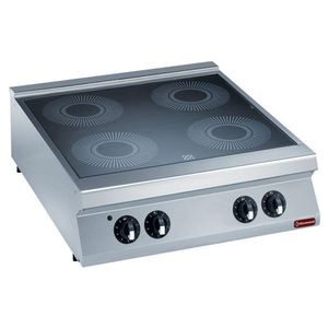 Diamond E22/4VC8T-N Vitroceramic Electric 4 Induction Hob Cooker, 13.6kW - E22-4VC8T-N - 1
