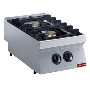 Diamond G17/2F4T-N 2 Burner Countertop Gas Range Cooker - G17-2F4T-N - 1