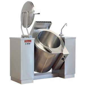 Diamond GMB/300I Gas Indirect Heating Tilting Boiling Pan, 300 Litres - GMB-300I - 1