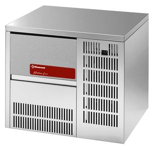Diamond ICE24INCAS Stainless Steel Whole Ice Cube Maker, 24kg/24hrs Output / 4kg Storage - ICE24INCAS - 1