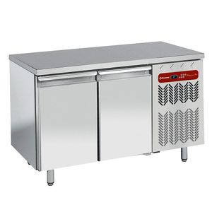 Diamond TP2B/H-R2 2 Door Stainless Steel Freezer Counter, 345 Litres - TP2B-H-R2 - 1
