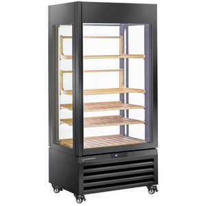 Diamond MAX-609-VB2 Glass Showcase w/ 1 Base Level & 4 Shelves, 600 Litres - MAX-609-VB2 - 1