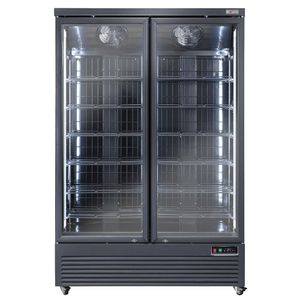 Diverso WR-NV99-2B Vertical freezer showcase, 1084 liters - BLACK - WR-NV99-2B - 1