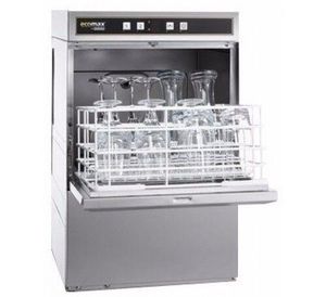 Hobart Ecomax G504-10C 500mm Basket Frontloading Commercial Glasswasher with Drain Pump, 25 Pint Capacity - G504-10C - 1