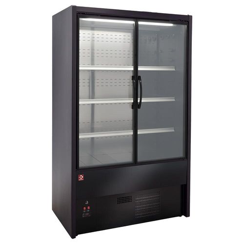 Diamond DS18/B5-P9B Ventilated refrigerated wall element, swing doors - BLACK - DS18-B5-P9B - 1
