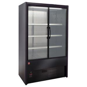 Diamond DS18/B5-P9B Ventilated refrigerated wall element, swing doors - BLACK - DS18-B5-P9B - 1