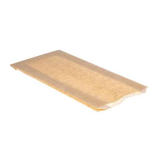 Fiesta Green Biodegradable Kraft Hot and Crispy Hot Food Bags 254 x 127mm (Pack of 500) - FC877 - 3