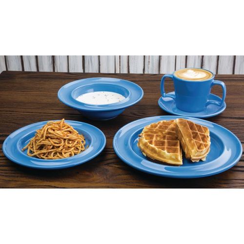 Olympia Heritage Double Handle Mug Blue 300ml (Pack of 6) - DW143 - 4