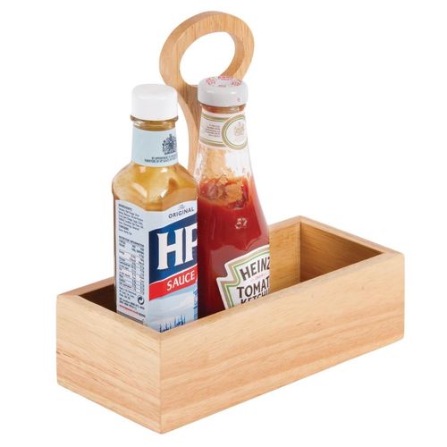 Olympia Wooden Condiment Bucket with Handle - GH309 - 2