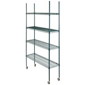 Metro Super Erecta Mobile Shelving Kit 4 Shelves 2040x1220x610mm - DS326 - 1