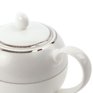 Royal Bone Afternoon Tea Silverline Tea Pot 750ml (Pack of 1) - FB733 - 3