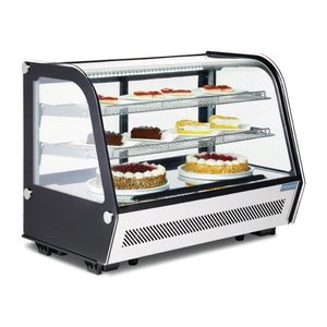Polar G-Series Countertop Food Display Fridge 160Ltr Black - CD230 - 1