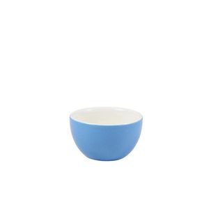 Genware Porcelain Blue Sugar Bowl 17.5cl/6oz (Pack of 6) - 382118BL - 1