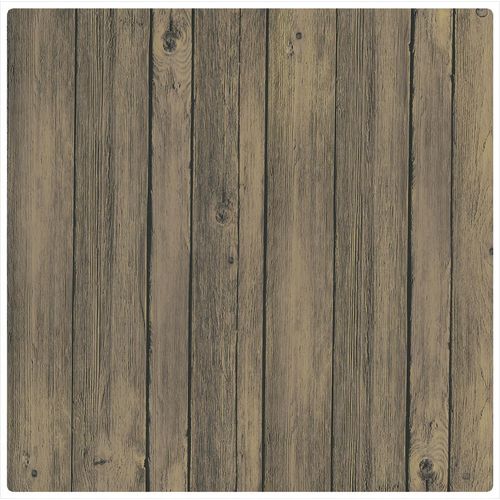 Werzalit Pre-drilled Square Table Top Antique Brown 600mm - GG518