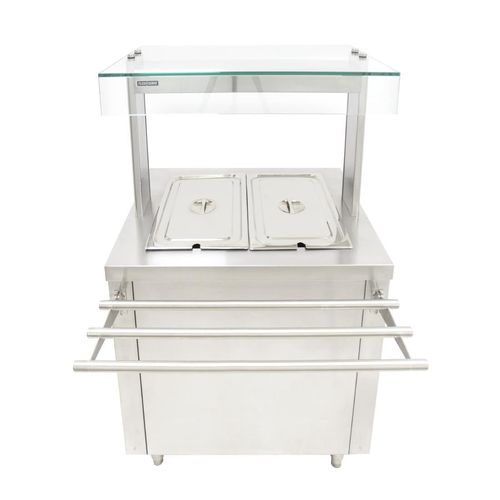 Parry Flexi-Serve Hot Cupboard with Wet Bain Marie Top and Quartz Heated Gantry FS-HBW2PACK - CH190 - 3