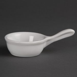 Olympia Miniature Pan Shaped Bowls 35ml 1.2oz (Pack of 12) - CE544 - 1