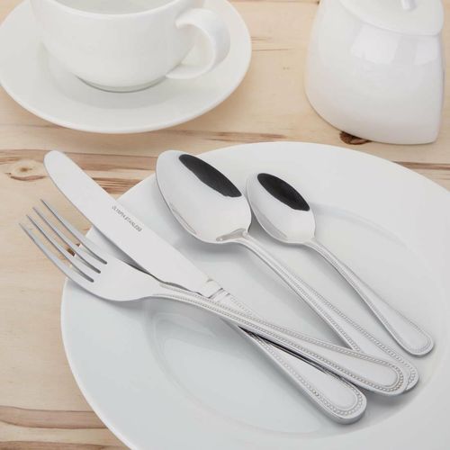 Olympia Bead Dessert Spoon (Pack of 12) - C129 - 7