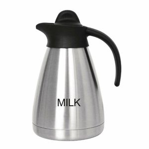 Olympia Screwtop Vacuum Milk Jug 1Ltr - CL372 - 1