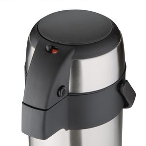 Olympia Pump Action Airpot Etched 'Tea' 3Ltr - DP127 - 3
