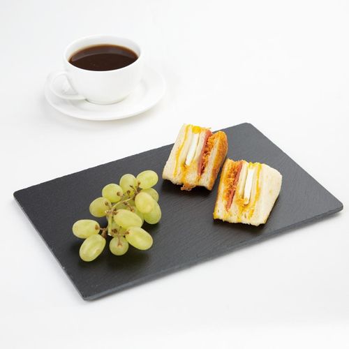 Olympia Smooth Edged Slate Platters 280 x 180mm (Pack of 2) - CM063 - 10