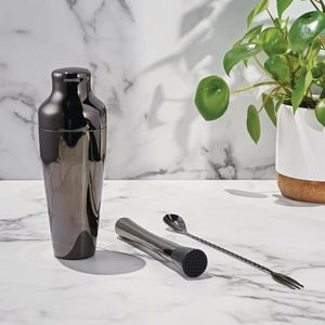 Olympia French Cocktail Shaker Gunmetal - DR628 - 3