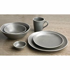 Olympia Chia Deep Bowls Charcoal 210mm (Pack of 6) - DR816 - 3