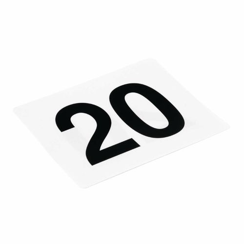 Plastic Table Numbers Inserts 1-25 - GC086 - 3