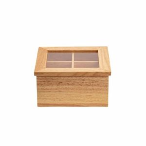 Olympia Mini Hevea Wood Tea Box - GL089 - 3