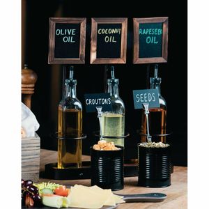 Olympia Olive Oil and Vinegar Bottle 250ml (Pack of 6) - GM253 - 3