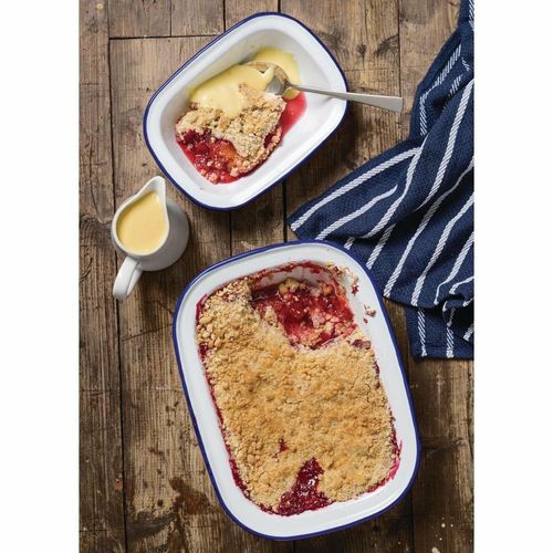 Olympia Enamel Dishes Rectangular 280 x 190mm (Pack of 6) - GM510 - 8