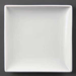 Olympia Whiteware Square Plates 180mm (Pack of 12) - U154 - 1