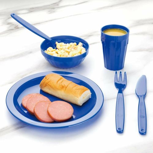 Olympia Kristallon Polycarbonate Bowls Blue 102mm (Pack of 12) - CE276 - 3
