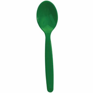 Olympia Kristallon Polycarbonate Spoon Green (Pack of 12) - DL124 - 3
