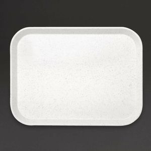 Olympia Kristallon Fibreglass Canteen Tray Light Granite 405mm - GF240 - 1