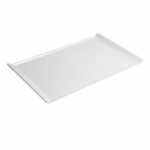 Olympia Kristallon Melamine Platter White 530 x 330mm - GM284 - 1