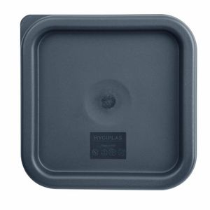 Hygiplas Square Food Storage Container Lid Blue Small - CF043 - 1