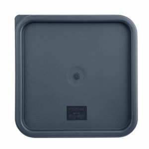 Hygiplas Polycarbonate Square Food Storage Container Lid Blue Large - CF045 - 1