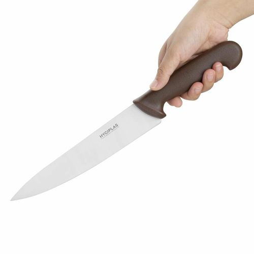 Hygiplas Chef Knife Brown 21.5cm - C842 - 2