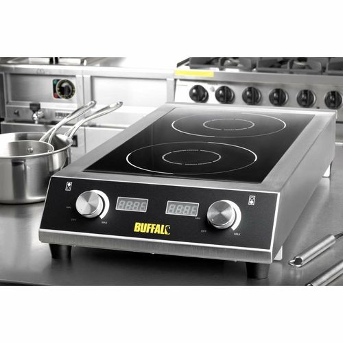 Buffalo Heavy Duty Double Induction Hob 7kW - GF239 - 11