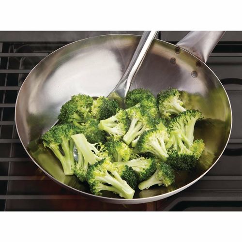 Vogue Mild Steel Wok Flat Base 254mm - K295 - 4