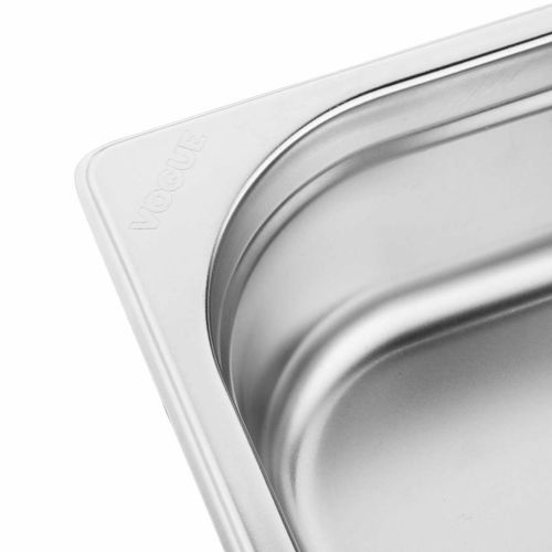 Vogue Stainless Steel 1/6 Gastronorm Pan 65mm - K985 - 6