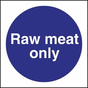 Vogue Raw Meat Only Sign - L958 - 1